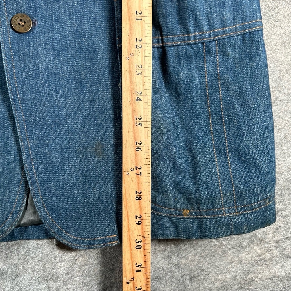 Levi's Blue Denim Blazer - Picture 6 of 9